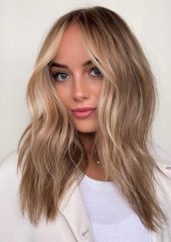 Highlights and Lowlights On Straight Blonde Hair