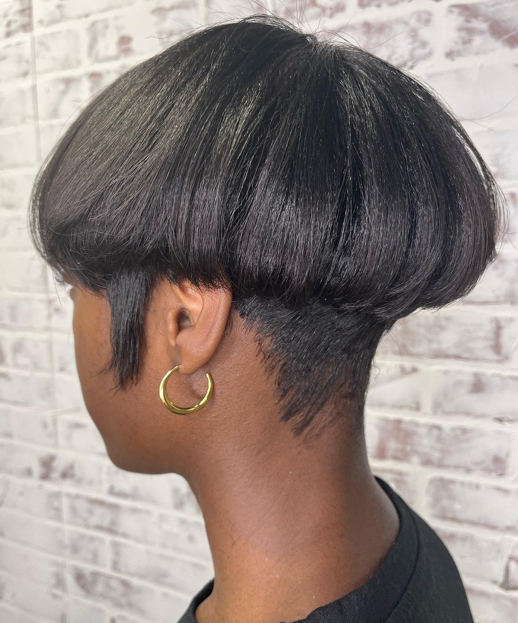 Bowl Cut on Thick Hair