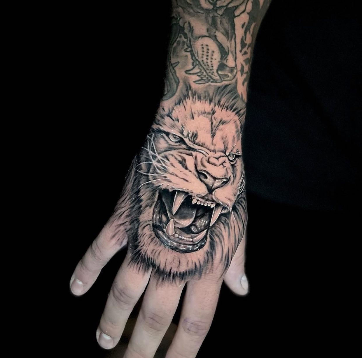 Roaring Lion on Hand