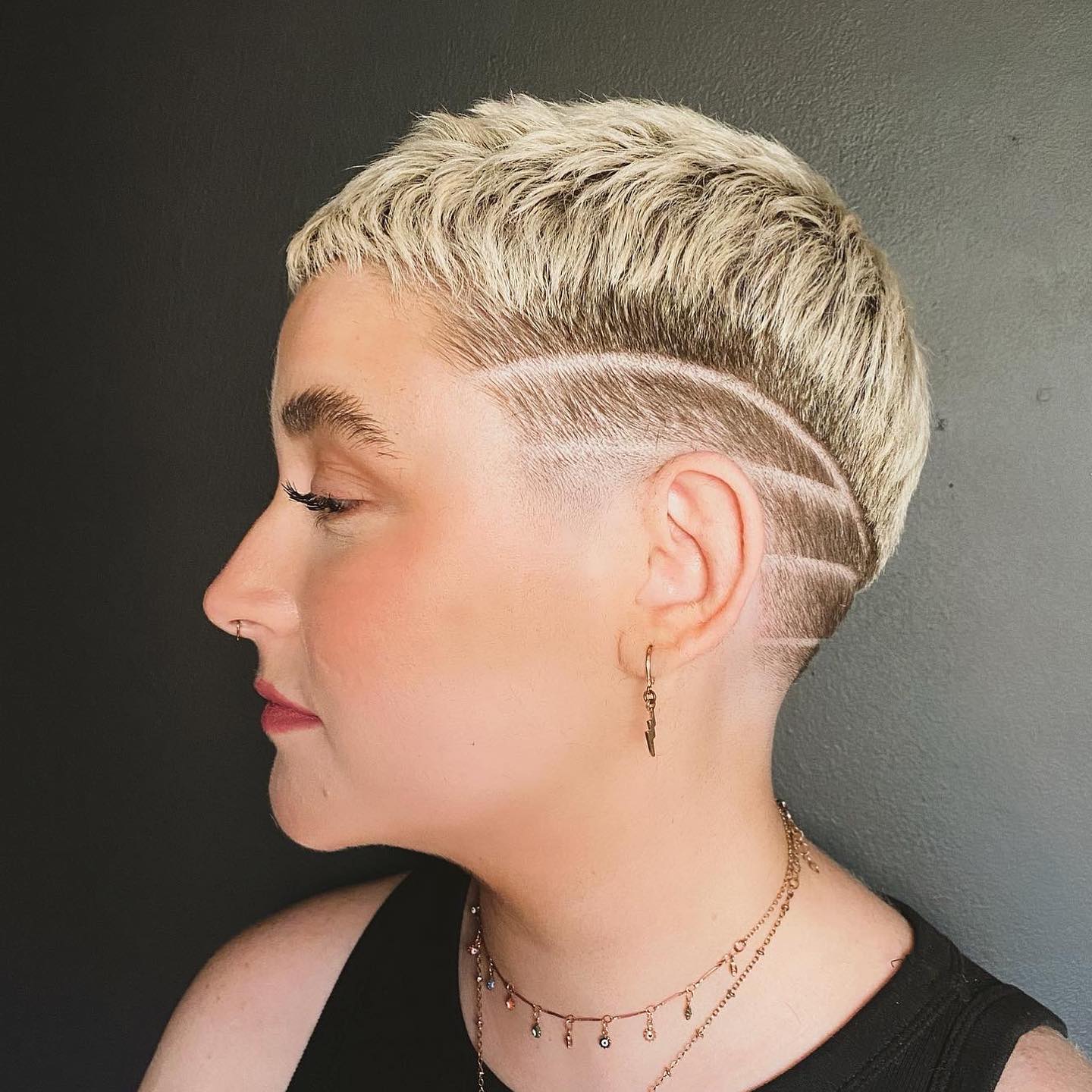 Short Undercut with Side Pattern