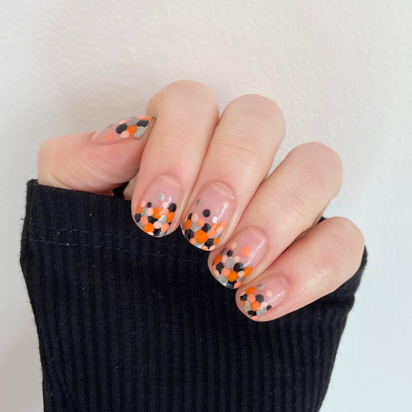 Short Negative Space Nails