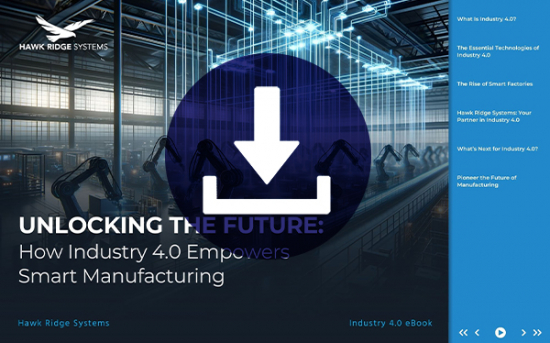 Download the Industry 4.0 eBook from Hawk Ridge Systems