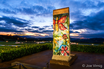 Piece of Berlin Wall at the Reagan Library