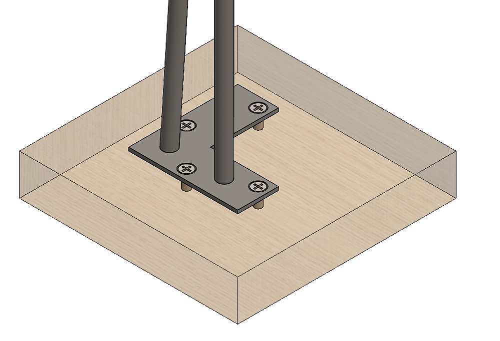 Figure 7: Transparency added to the block for clarity. 