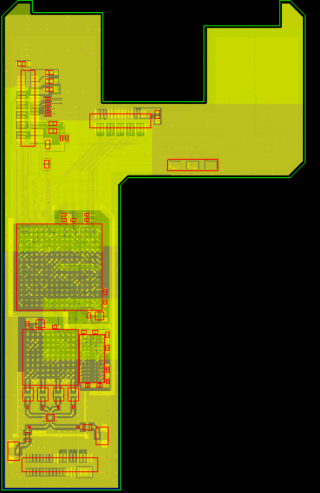 Completed EDA Import looks like in SIMULIA CST