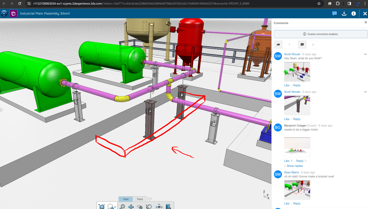 Share and Markup in SOLIDWORKS