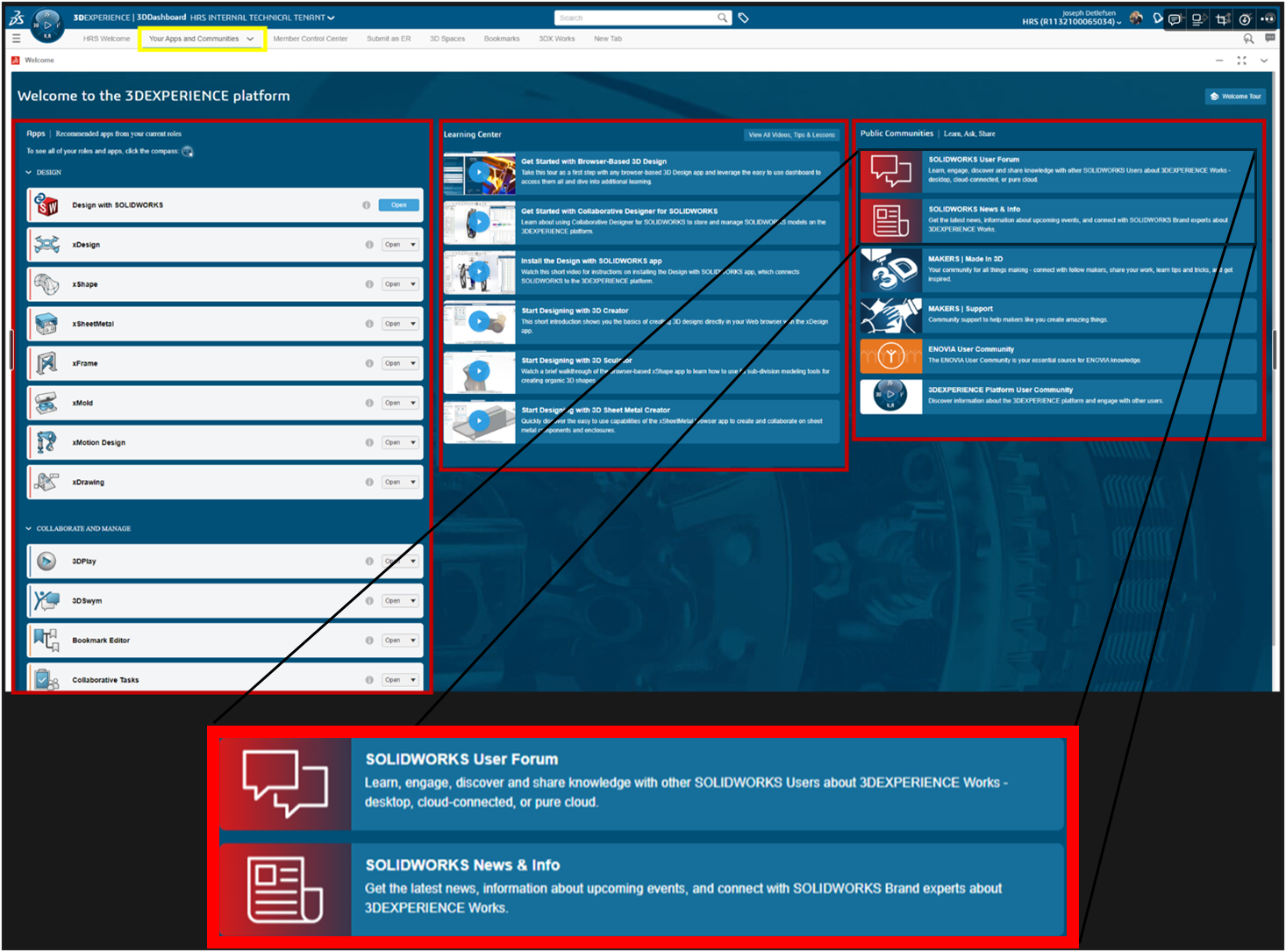 SOLIDWORKS Forum on 3dEDEXPERIENCE platform