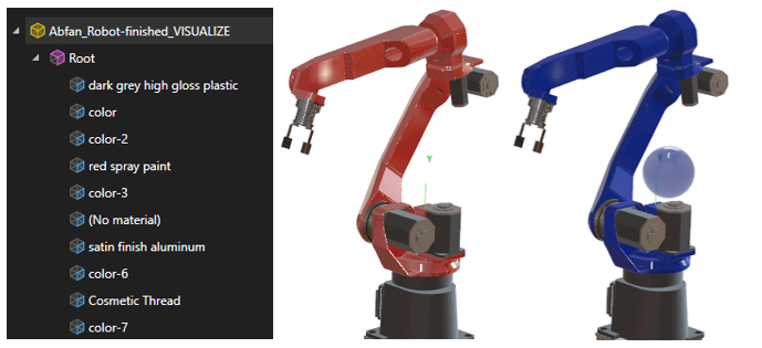 How to Apply and Manage Appearances in SOLIDWORKS Visualize