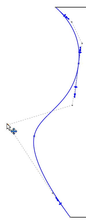 splines control polygon