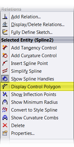 control polygon